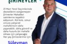 SÜLEYMAN HAYTA’DAN TEŞEKKÜR MESAJI