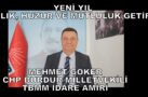 CHP BURDUR MİLLETVEKİLİ MEHMET GÖKER’İN YENİ YIL TEBRİKİ