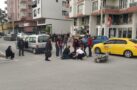 MOTOSİKLET KAZASI 1 YARALI