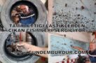 TAMİR ETTİĞİ LASTİKLERDEN ÇIKAN CİSİMLERİ İŞYERİNDE SERGİLİYOR (TIKLA İZLE)