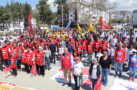 BURDUR’DA 1 MAYIS KUTLAMASI